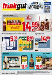 Aktueller Trinkgut Supermarkt Prospekt in Ettlingen und Umgebung, "Aktuelle Angebote" mit 8 Seiten, 03.11.2025 - 08.11.2025