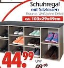 Schuhregal mit Sitzkissen im Angebot bei Wreesmann in Weimar Schuhregal mit Sitzkissen Angebote bei Wreesmann Weimar für 44,99 €