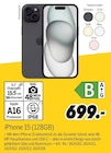 MEDIMAX Giersleben - iPhone 15 (128GB) Angebot im Prospekt iPhone 15 (128GB) bei MEDIMAX im Giersleben Prospekt für 699,00 €