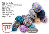 Fit & Fun Socks im Angebot bei GLOBUS in Bruchsal Fit & Fun Socks Angebote bei GLOBUS Bruchsal für 1,89 €