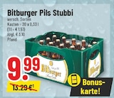 Pils Stubbi im Angebot bei Trinkgut in Nordhorn Pils Stubbi Angebote von Bitburger bei Trinkgut Nordhorn für 9,99 €