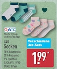 Socken im ALDI Nord Prospekt Socken von L&D im aktuellen ALDI Nord Prospekt für 1,99 €