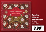 Lübecker Edelmarzipan von Favorina im aktuellen Lidl Prospekt für 3,99 €