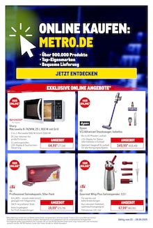 Staubsauger im METRO Prospekt "Wochenangebote SCO + Gewinnspiel + Markets" mit 26 Seiten (Saarbrücken)