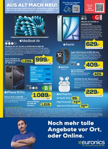 iPhone im aktuellen EURONICS Prospekt (Bielefeld) iPhone im EURONICS Prospekt "GENAU RICHTIG. ANGEBOTE IN SOMMERLAUNE." mit 14 Seiten (Bielefeld)
