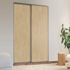 Lot de 2 portes de placard coulissantes Elegancia décor chêne 180 x 250 cm - Castorama à Noisy-le-Grand Lot de 2 portes de placard coulissantes Elegancia décor chêne 180 x 250 cm en promo chez Castorama Noisy-le-Grand à 99,00 €