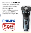Herren-Rasierer im Angebot bei GLOBUS in Wetzlar Herren-Rasierer Angebote von PHILIPS bei GLOBUS Wetzlar für 59,99 €
