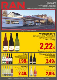 Wein im RAN Prospekt "RAN" mit 2 Seiten (Stuttgart)