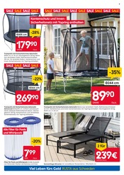 Gartenliege im Rusta Prospekt in Erftstadt Aktueller Rusta Prospekt mit Gartenliege, "Willkommen zu Hause in Schweden!", Seite 9