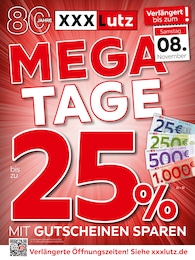 XXXLutz Möbelhäuser Prospekt: "MEGATAGE", 4 Seiten, 03.11.2025 - 09.11.2025