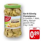Champignons Angebote von Gut & Günstig bei EDEKA Ludwigshafen für 0,89 €