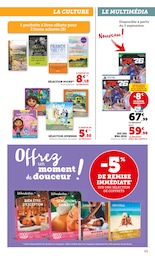 Prix et réduction Livre dans le prospectus Super U en cours Offre Livre dans le catalogue Super U du moment à la page 43