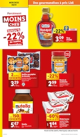 Nutella Angebote im Prospekt "XXL QUANTITÉ MAXI À PRIX MINI" von Lidl auf Seite 22