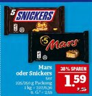 Mars oder Snickers 5er Angebote von Mars bei Marktkauf Erlangen für 1,59 €