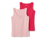 2 Tops, rosé/pink bei Tchibo im Supermarkt im Prospekt "" für 14,99 €