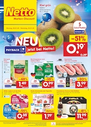 Fleisch im Netto Marken-Discount Prospekt "Aktuelle Angebote" auf Seite 1