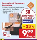 Damen Warm & Transparent Strumpfhose im Angebot bei Netto Marken-Discount in Filderstadt Damen Warm & Transparent Strumpfhose Angebote von Nur Die bei Netto Marken-Discount Filderstadt für 9,99 €