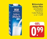 EDEKA Steinbach - Haltbare Milch Angebot im Prospekt Haltbare Milch bei EDEKA im Steinbach Prospekt für 0,99 €