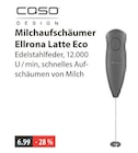 Milchaufschäumer Ellrona Latte Eco von Caso im aktuellen V-Markt Prospekt für 6,99 €