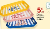 Plateau Dolce Vita plastique 41x32cm dans le catalogue Maxi Bazar