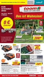 Aktueller toom Baumarkt Prospekt mit Gartengeräte, "Respekt, wer's selber macht.", Seite 1