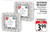 Aktuelle Kerzen Angebote bei nah und gut in Würzburg Aktuelles 100 Teelichte Angebot bei nah und gut in Würzburg ab 3,99 €