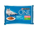 Sachets repas pour chats - PURINA ONE en promo chez Carrefour Béziers à 2,15 €