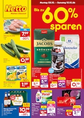 Netto Marken-Discount Discounter Prospekt der aktuellen Woche mit 70 Seiten, gültig von 05.10.2026 bis 10.10.2026, in Würselen und Umgebung Aktueller Netto Marken-Discount Discounter Prospekt in Würselen und Umgebung, "Aktuelle Angebote" mit 70 Seiten, 05.10.2026 - 10.10.2026