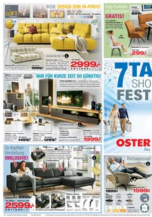 Fernsehsessel im aktuellen Ostermann Prospekt (Wuppertal) Fernsehsessel im Ostermann Prospekt "7 TAGE SHOPPING FESTIVAL" mit 12 Seiten (Wuppertal)