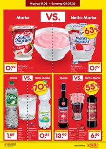 Volvic im Netto Marken-Discount Prospekt "Aktuelle Angebote" mit 70 Seiten (Rostock)