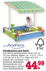 Sandkasten mit Dach Angebote von John bei E center Wiesbaden für 44,99 €