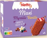 Maxi Bâtonnets Glacés Myrtille Vanille x4 - Netto à 2,90 € dans le catalogue Netto
