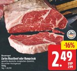 Zartes Roastbeef oder Rumpsteak Angebote von Bauerngut bei E center Falkensee für 2,49 €