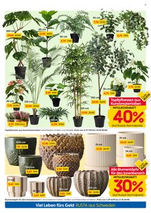 Blumentopf im aktuellen Rusta Prospekt (Essen) Blumentopf im Rusta Prospekt "Willkommen zu Hause in Schweden!" mit 16 Seiten (Essen)