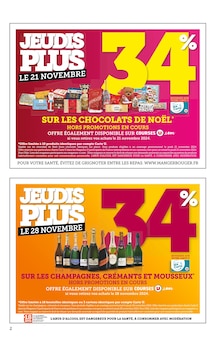 Prospectus Super U de la semaine "Nos PRIX BAS illuminent vos fêtes" avec 2 pages, valide du 13/11/2024 au 01/12/2024 pour Aimargues et alentours