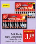 Power-Cell-Batterien Angebote von Gut & Günstig bei Marktkauf Nürnberg für 1,29 €
