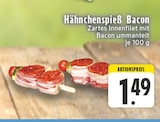 EDEKA - Hähnchenspieß Bacon Angebot im Prospekt Hähnchenspieß Bacon bei EDEKA im Prospekt "" für 1,49 €