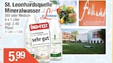 Mineralwasser im Getränke City Prospekt Mineralwasser von St. Leonhardsquelle im aktuellen Getränke City Prospekt für 5,99 €