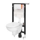 Promo Pack wc suspendu sol/mur NF "Uriel" à 199,00 € dans le catalogue Brico Dépôt à Gricourt