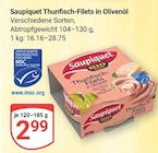 Thunfisch-Filets in Olivenöl von Saupiquet für 2,99 € bei GLOBUS im Angebot Thunfisch-Filets in Olivenöl von Saupiquet im aktuellen GLOBUS Prospekt