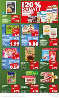 Veganes Eis Angebot im aktuellen Kaufland Prospekt auf Seite 15