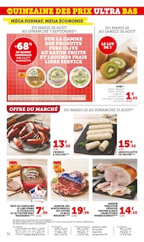 Promotion Jambon Cru dans le prospectus Hyper U, valable du 26/08/2025 au 07/09/2025 Promo Jambon Cru dans le catalogue Hyper U du moment à la page 32