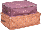 Maxi Bazar Cholet - Promo Set de 2 housses de rangement Nomade Promo Set de 2 housses de rangement Nomade à 12,99 € dans le catalogue Maxi Bazar à Cholet