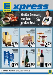 E xpress Prospekt für Pliening mit 4 Seiten E xpress Prospekt "Großer Genuss vor dem großen Fest." für Pliening, 4 Seiten, 16.12.2024 - 21.12.2024