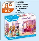 PRINZESSINNEN-SCHLAFZIMMER MIT ANKLEIDE von Playmobil im aktuellen Müller Prospekt für 21,99 €