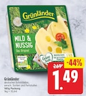 Schnittkäse von Grünländer für 1,49 € bei EDEKA im Angebot Schnittkäse von Grünländer im aktuellen EDEKA Prospekt