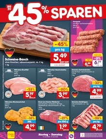 Schweinefilet im Netto Marken-Discount Prospekt "Aktuelle Angebote" mit 70 Seiten (München)