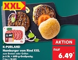 Hamburger vom Rind XXL im Angebot bei Kaufland in Wolfenbüttel Hamburger vom Rind XXL Angebote von K-PURLAND bei Kaufland Wolfenbüttel für 6,49 €