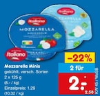 Mozzarella Minis von Italiamo im aktuellen Netto Marken-Discount Prospekt für 1,29 €