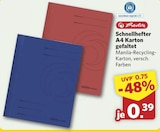 Schnellhefter A4 Karton gefaltet bei combi im Brake Prospekt für 0,39 €